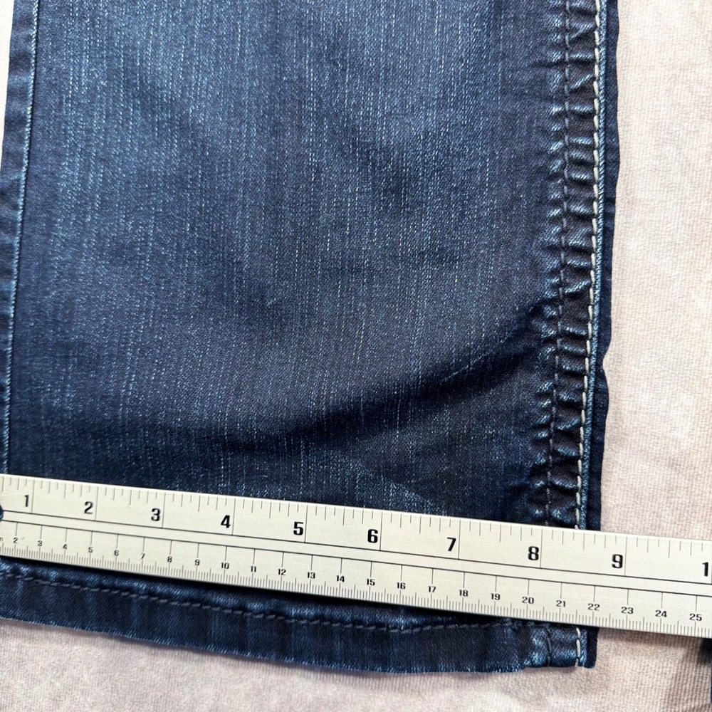 Silver Jeans Co Suki Mid Slim Bootcut Dark Wash Embroidered Studded W32 L33 - Picture 7 of 11